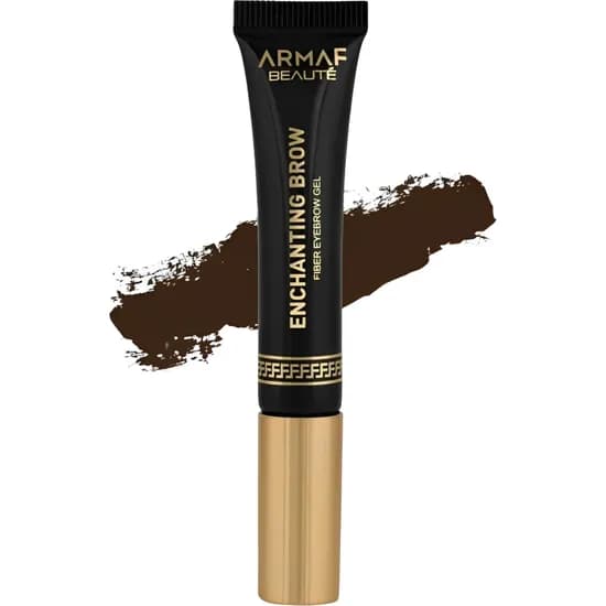 Gel de Sobrancelhas Armaf Beauté Enchanting Brow Fiber Eyebrow - Castanho Escuro