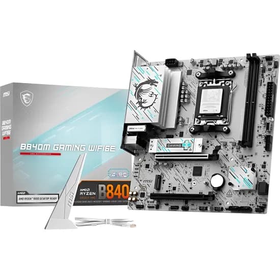Placa-Mãe MSI B840 Gaming Wifi 6E AM5 DDR5