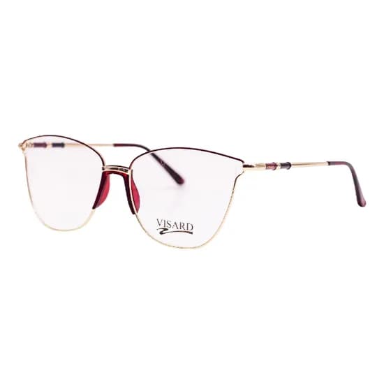 Armação para Óculos de Grau RX Visard FL6009 54-15-140 C4 - Dourado/Bordo