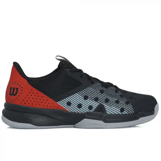 Calzado Deportivo Masculino Wilson Hurakn Team Negro/Rojo