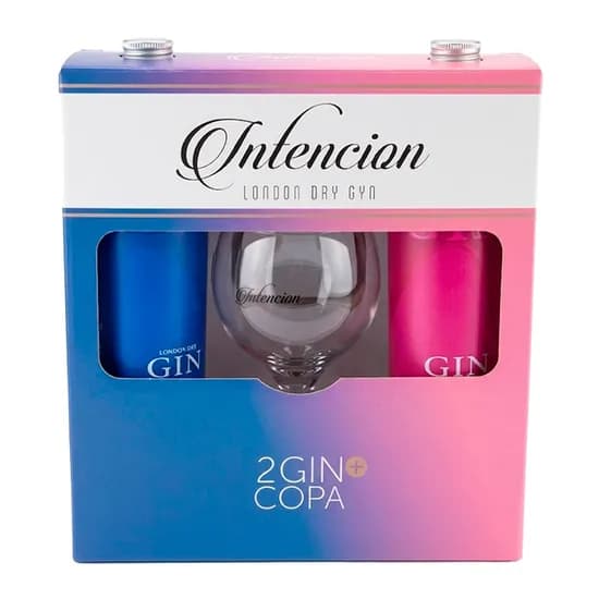 Gin Intención 2X900ML Original + Strawberry + Copo