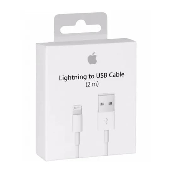 Cable USB Lightning Apple 2M Blanco