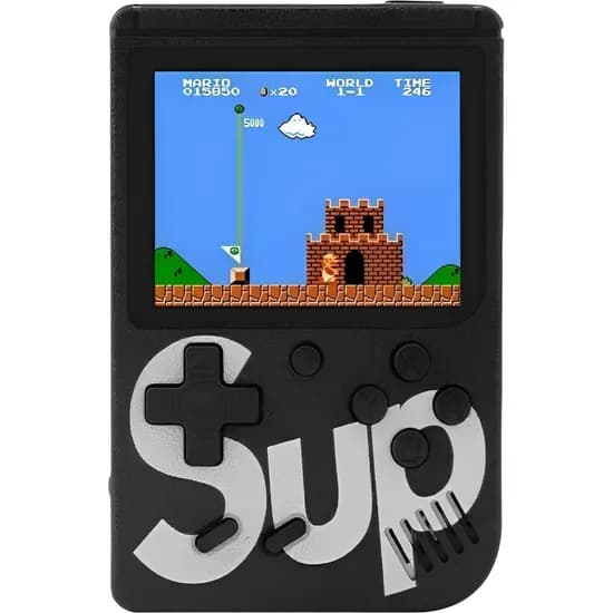 Mini Console Portátil Sup Game Box Plus 400 Em 1 - Preto