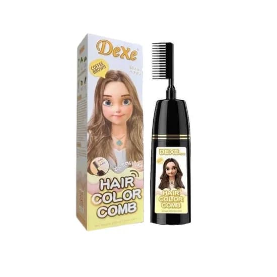 Dexe Hair Color Comb Coffee Brown 200ML