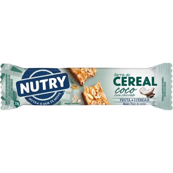 Dep. Barra de Cereal Nutry Coco c/Chocolate 24X22GR