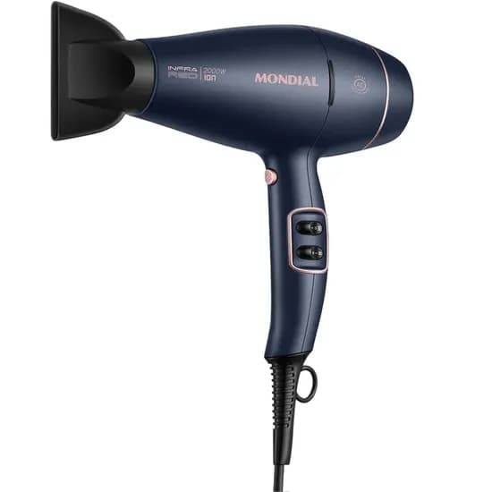 Secador de Cabelo Mondial Infra Red SCP-01-Ir 2200W 110V - Blue/Rose