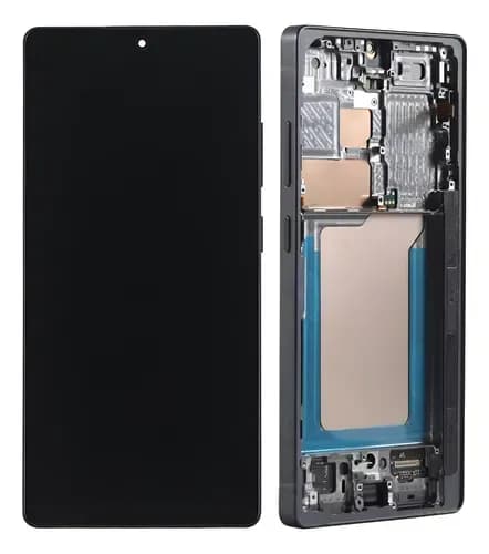 Display Samsung S25 Ultra Con Aro Negro (Original Verz)