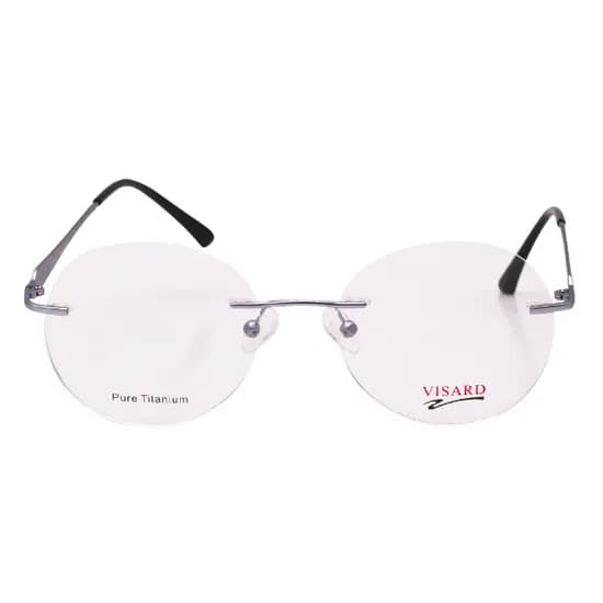 Armação para Óculos de Grau RX Visard Mod.7022 52-18-140 Col.02 - Preto/Cinza