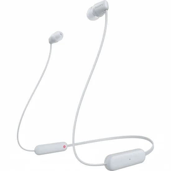 Fone de Ouvido Bluetooth Sony WI-C100 - Branco
