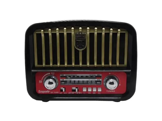 Radio Ecopower EP-F95B - Bateria - USB - Bluetooth - SD