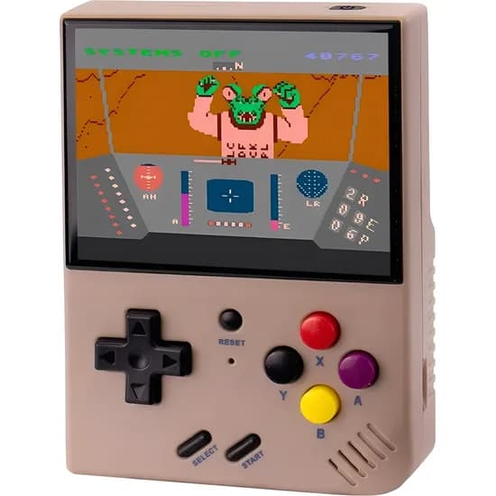 Mini Console Portátil R33S Retrô 64 GB - Bege