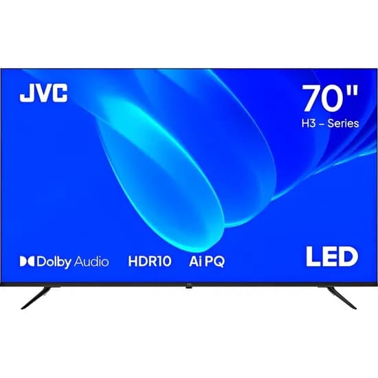 Televisor Smart LED JVC 70KM558 70" Ultra HD Google TV Wi-Fi - Preto