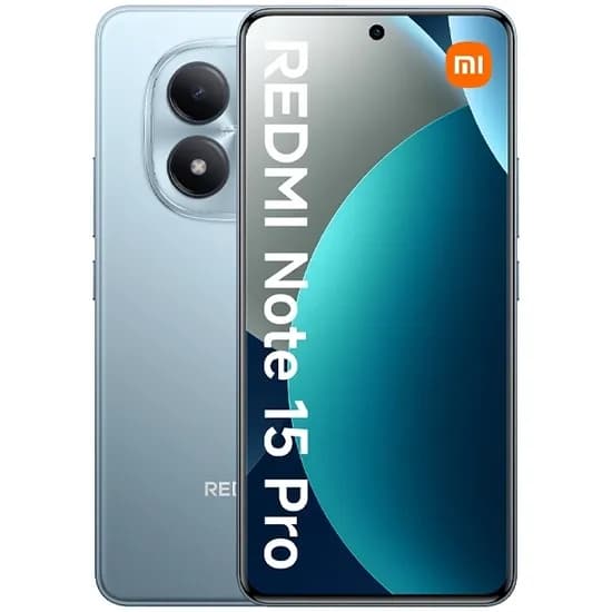 Celular Xiaomi Redmi Note 15 Pro Dual Sim de 256GB/8GB Ram de 6.77" 200+8MP/32MP - Glacier Blue (Global)