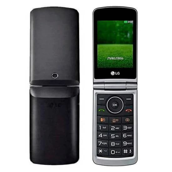 Celular LG LG-G360 Flip / Dual Sim / 950MAH / Radio - Black Titan