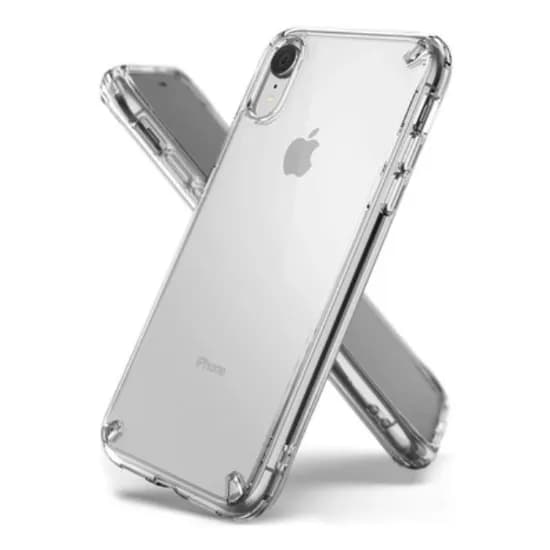 Capa 4LIFE para iPhone XR com Vidro Frame Silver