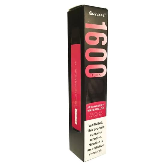 Vaper Anyvape 1600 Puff Morango e Melancia