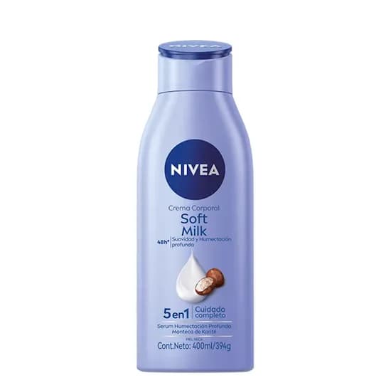 Crema Corporal Nivea Milk Soft 5 En 1 400ML