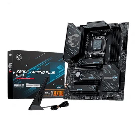 Placa Mãe AM5 MSI X870E Gaming Plus Wifi DDR5/HDMI/DP/USB