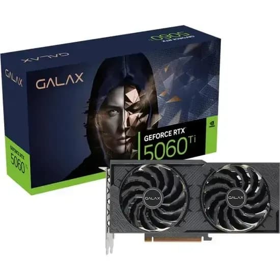 Placa de Video 8GB Exp. GF-RTX5060TI Galax 1-Click Oc Classi GB67QB-56ISN8MD Abcc