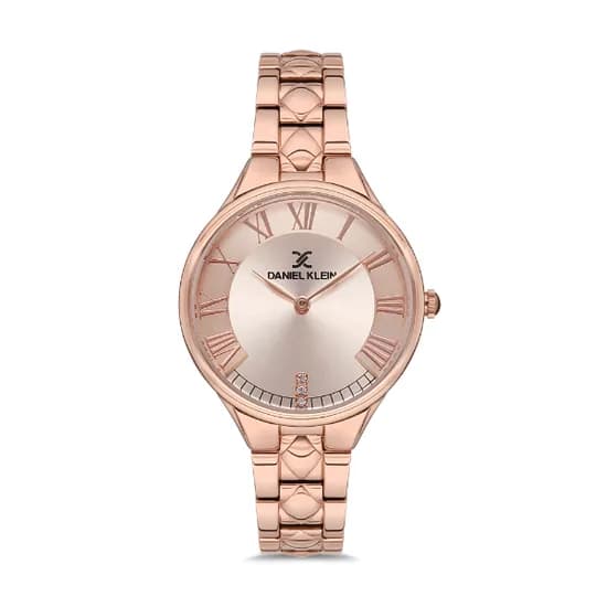 Relógio Analógico Feminino Daniel Klein Premium DK.1.12558-3 - Rosa Ouro