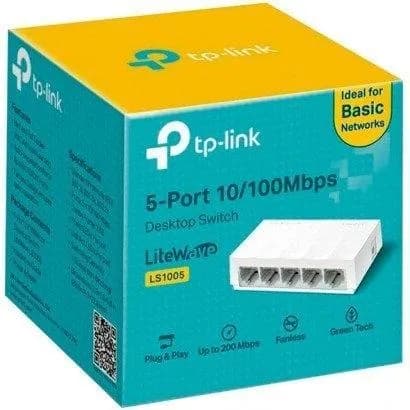 Hub Switch TP-Link 05P LS-1005G Gigalan