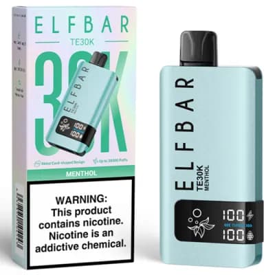 Vaper Descartavel Elfbar TE30K Menthol 30000 Puffs
