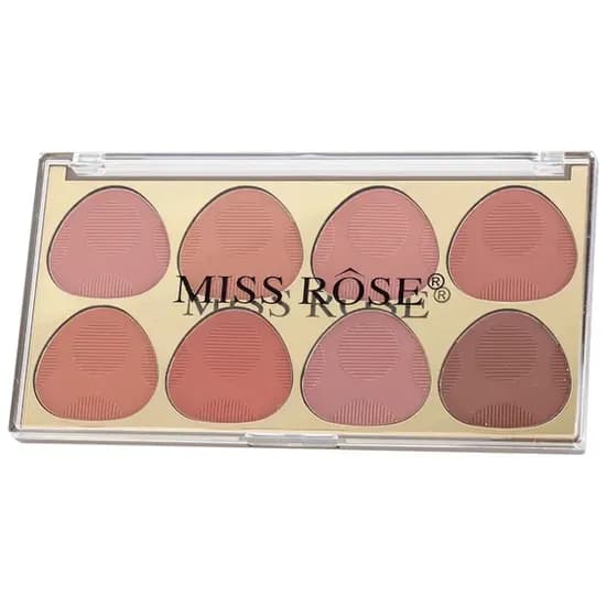 Paleta de Blush Miss Rôse 7004-016N 8 Colores