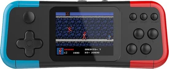 Console Portátil Game A12 666 Jogos Em 1 Red/Blue (Caixa Feia)