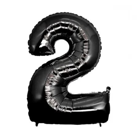 Balao Numero 2 Preto 42 Polegadas