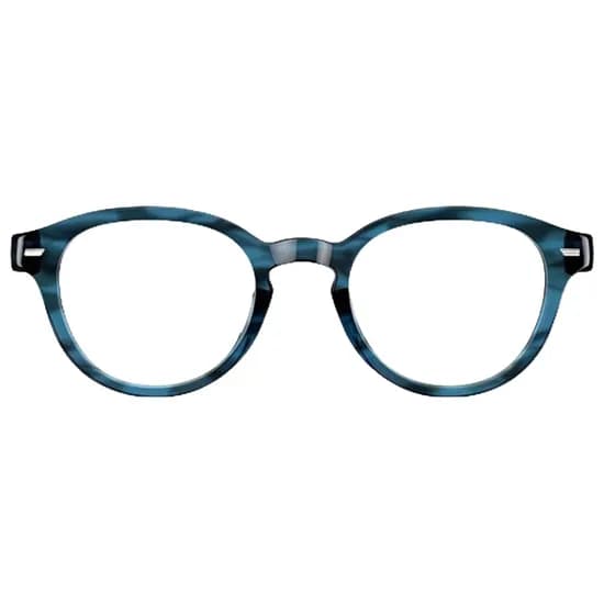 Óculos Smart Amazon Echo Frames Round - Bluetooth - Alexa - com Speaker e Microfone - Blue Tortoise Narrow
