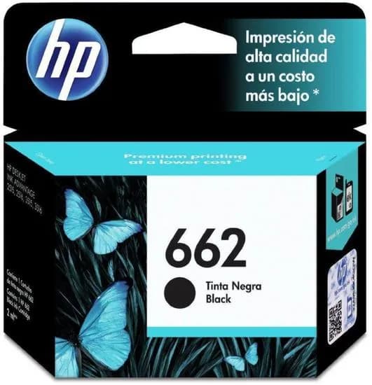 Tinta HP 662 (CZ103AL) Negro 2ML