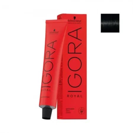 Tinta de Cabelo Igora Royal 1-0 60G
