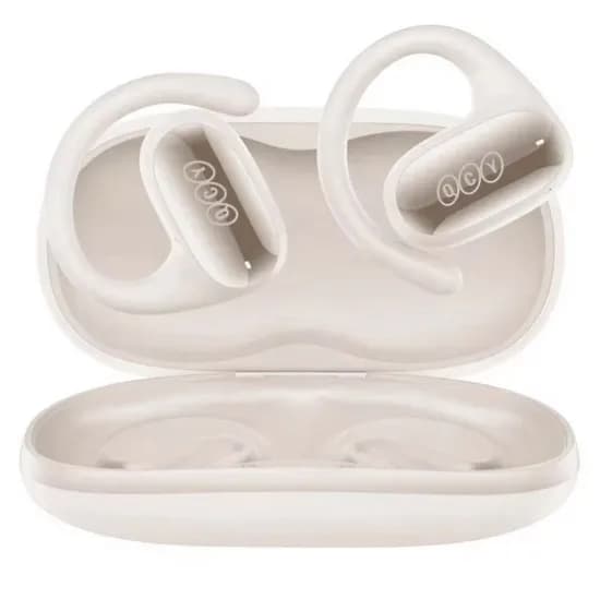Fone de Ouvido QCY Crossky GTR2 BH23QT30A Wireless - Branco/Dourado