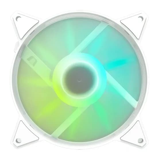 Cooler Fan de Gabinete Aigo Darkflash C6 C6M Argb, Molex 4-Pinos/Argb 3-Pinos/PWM 4-Pinos, 120MM, Branco