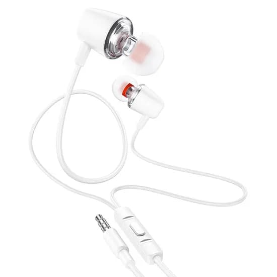 Fone de Ouvido Hoco M107 3.5MM - Branco