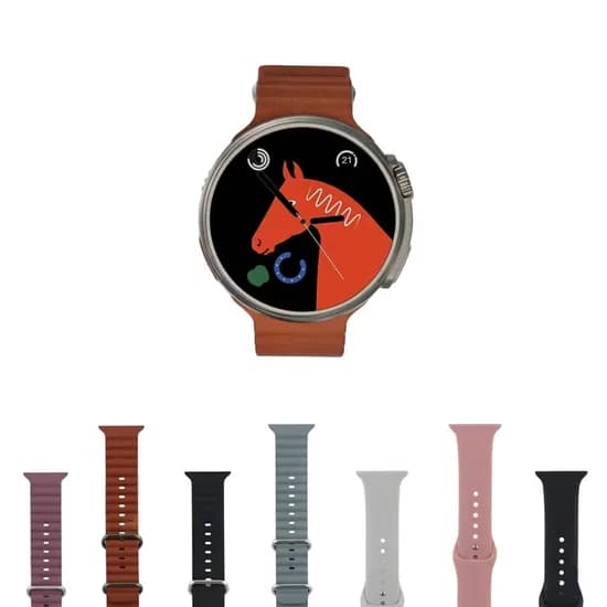 Relogio Smart GT 10 - 8 Pulseiras - Redondo