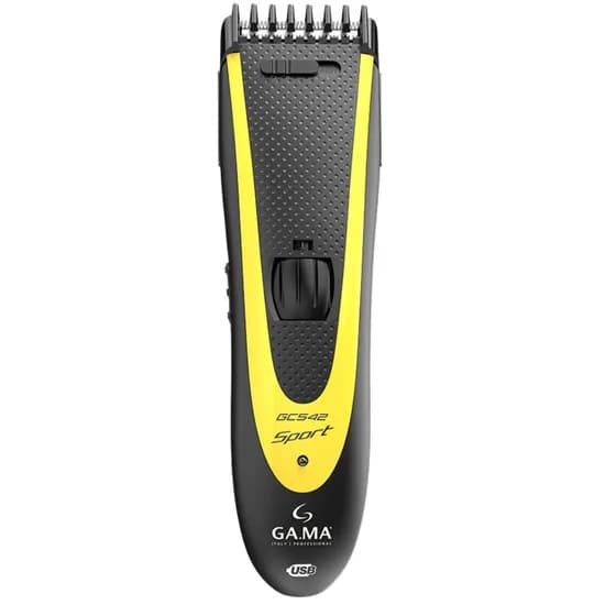 Cortador de Cabelo Gama GC542 Sport - Black/Yellow