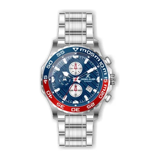 Relógio Analógico Masculino Daniel Klein Exclusive DK.1.12472-2 - Prata