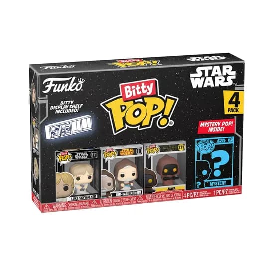 Muñeco Funko Bitty Pop Star Wars Luke 4 Piezas