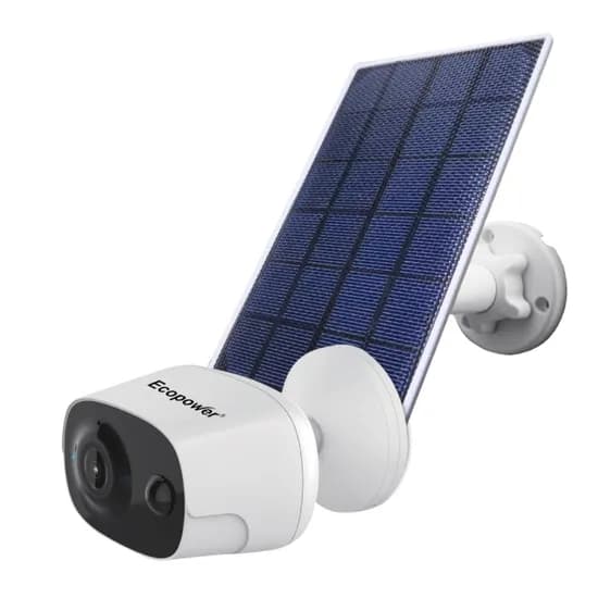 Câmera Ecopower EP-C102 3MP Solar - Branco