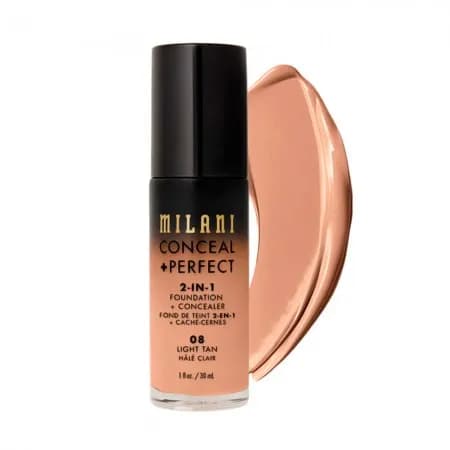Base Corretivo Milani Conceal + Perfect 2-IN-1 08 Light Tan 30ML