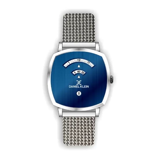 Relógio Analógico Masculino Daniel Klein Premium DK.1.12412-3 - Prata e Azul