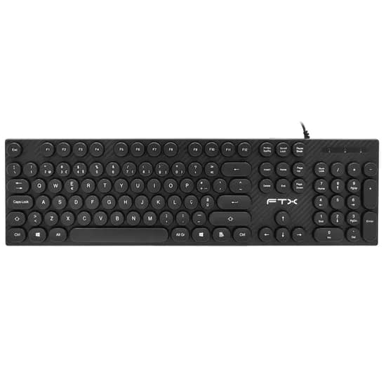 Teclado FTX FTXK22 USB/Português - Black