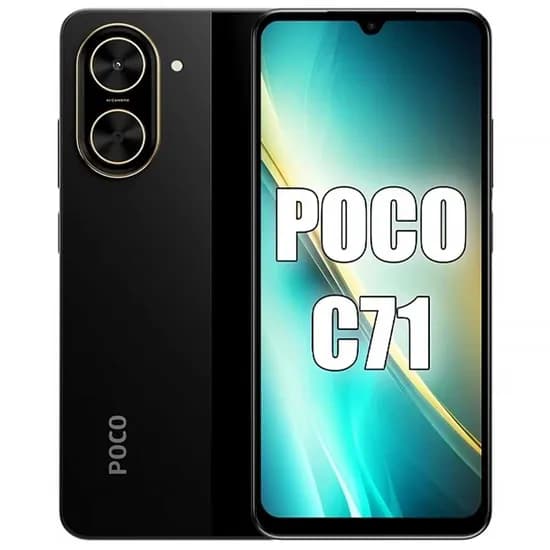 Celular Xiaomi Poco C71 / 128GB / 4 Ram / Preto
