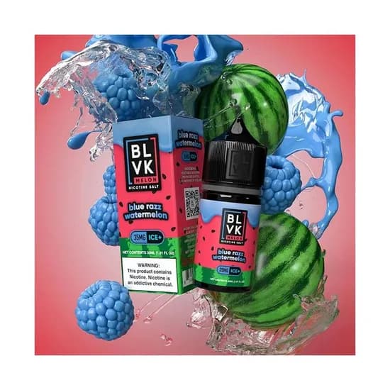 BLVK Salt Melon Watermelon Blue Razz 30ML 35MG