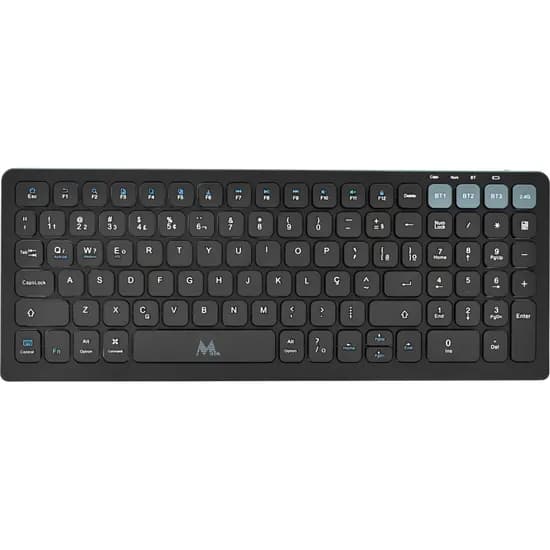 Teclado Mtek KWB-2670B-PT Sem Fio - Preto (Português)