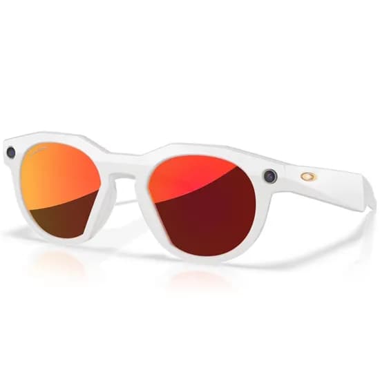 Óculos de Sol Oakley Meta HSTN 00W8002 com Câmera/Wi-Fi - Warm Grey/Prizm Ruby