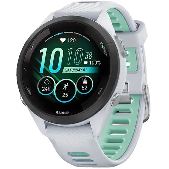 Garmin Reloj GPS Forerunner 265S 010-02810-04 42MM Whitestone/Neo