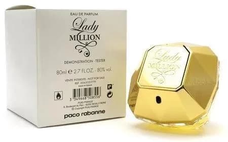 Tester Paco Rabanne Lady Million Edp Fem 80 ML