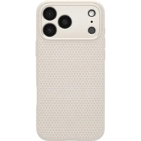 Capa Protetora Spigen Liquid Air para iPhone 17 Pro - Titânio Natural (ACS09945)